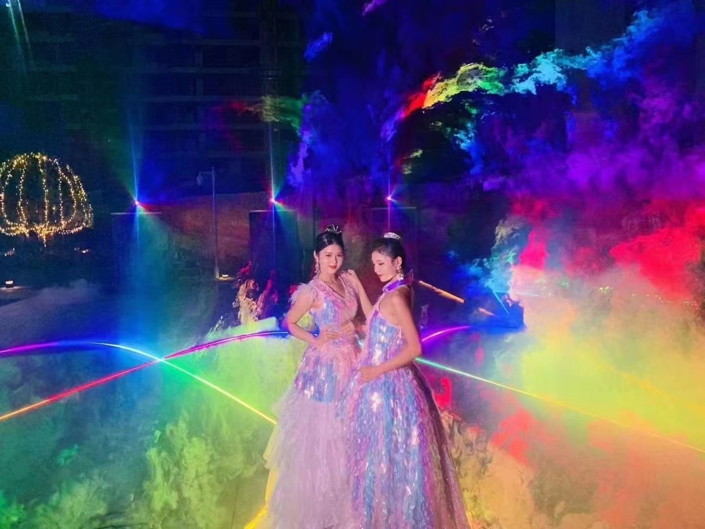 北极光暖场灯光秀年会气氛网红打卡