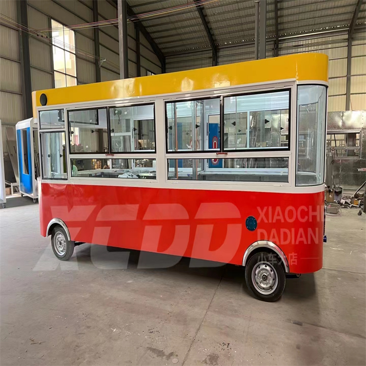 移送餐车 网红餐车 多功能电动小吃车 