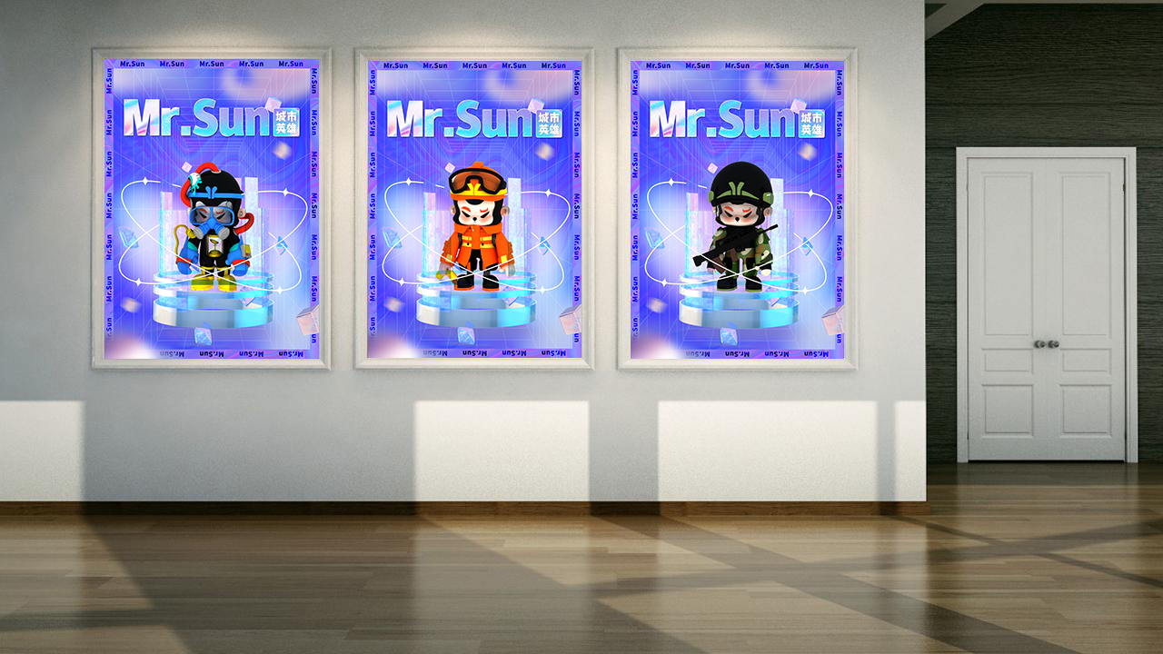 Mr.Sun城市英雄-《大圣归来》创意美陈展