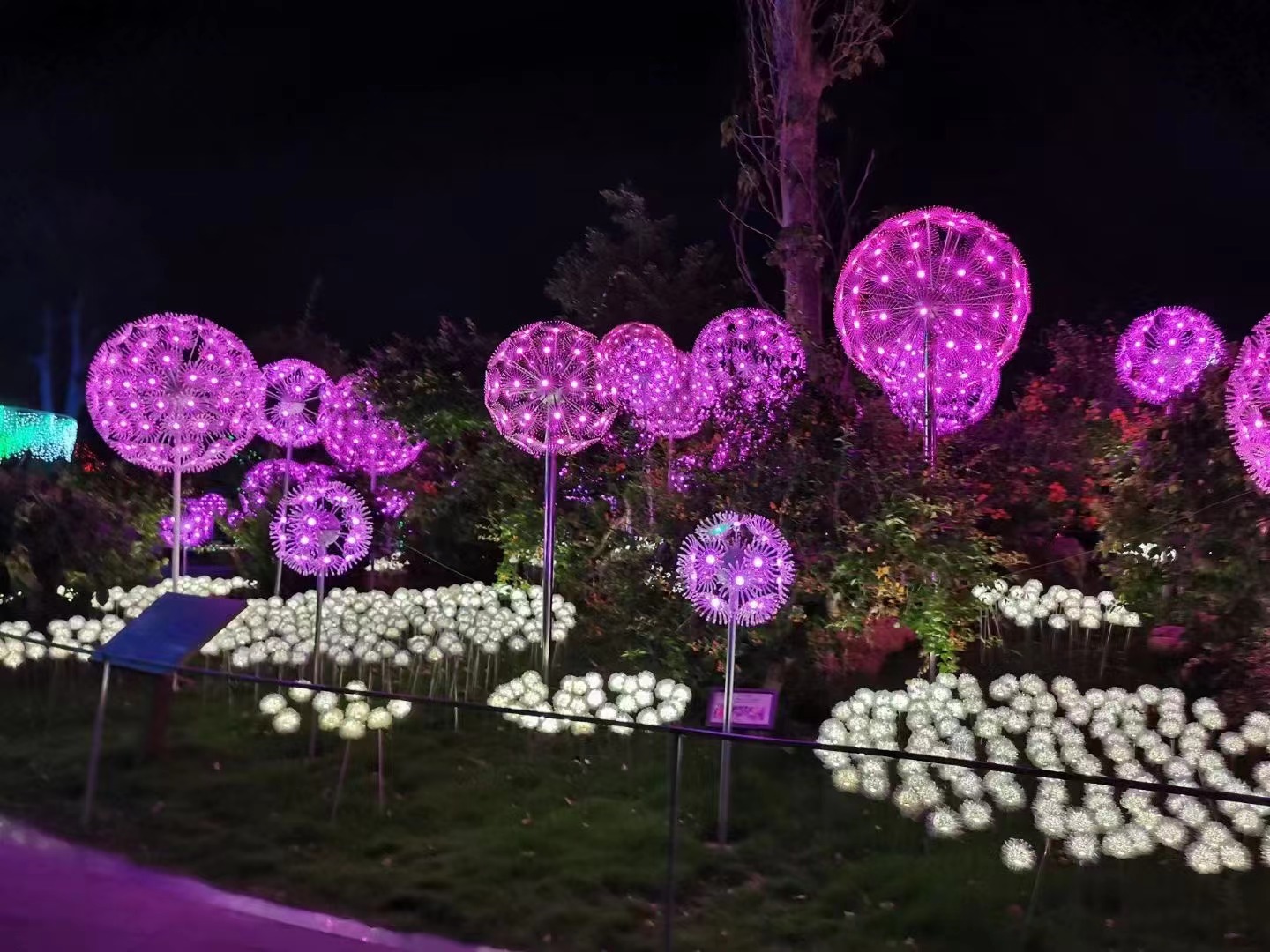 led亚克力蒲公英灯商场售楼部文旅景观装饰灯