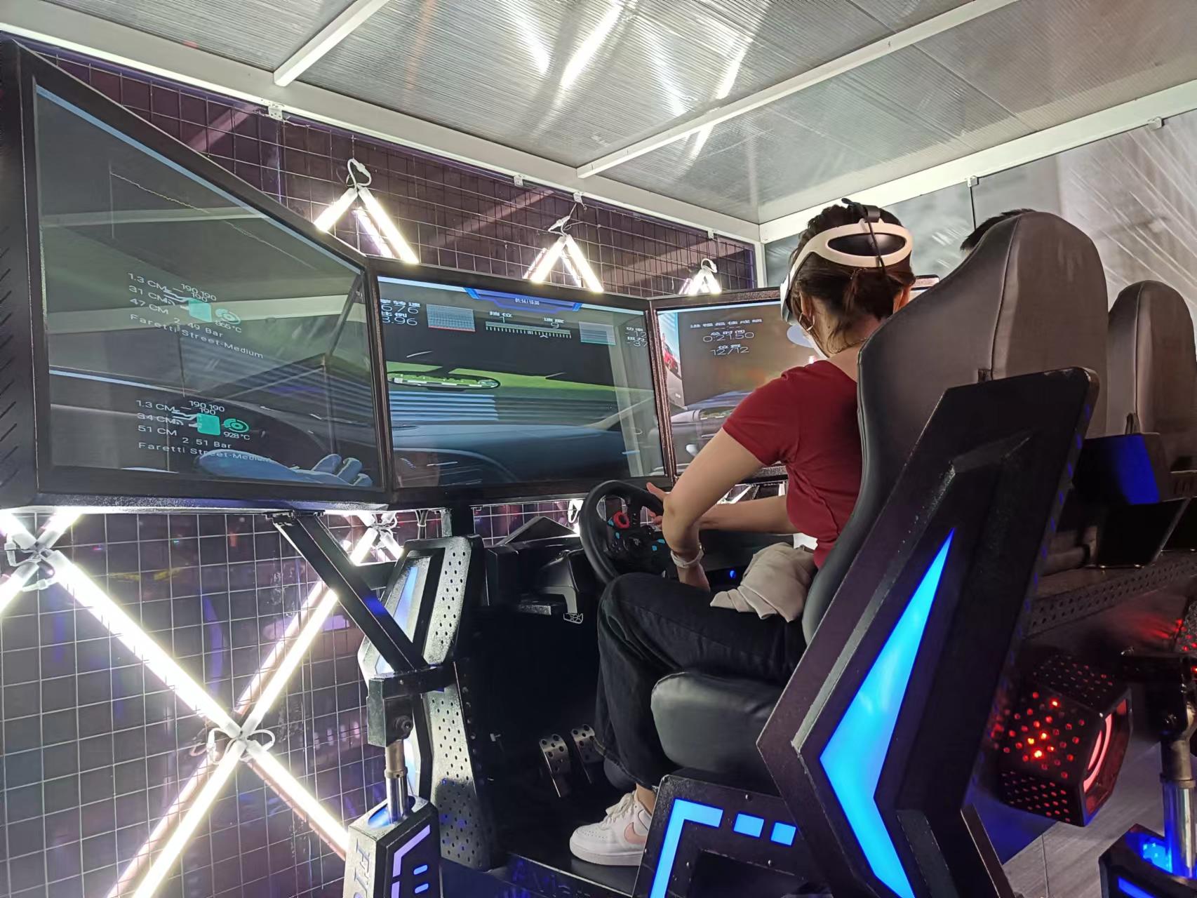 VR三屏赛车VR赛车模拟器VR赛车出租
