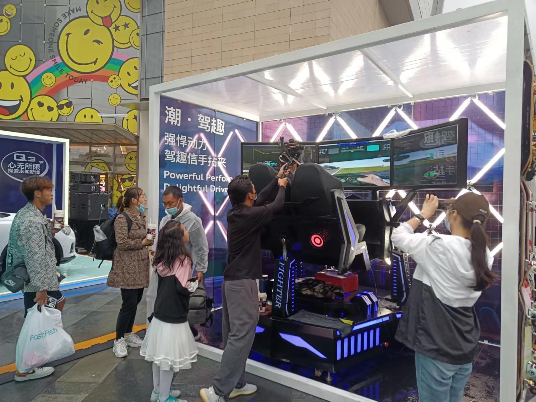 VR三屏赛车VR赛车模拟器VR赛车出租