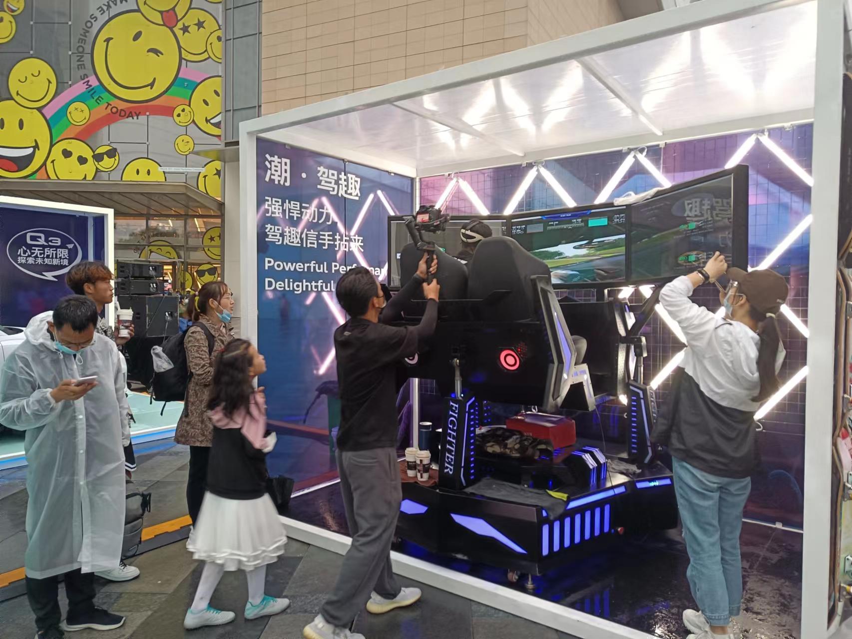 VR三屏赛车VR赛车模拟器VR赛车出租