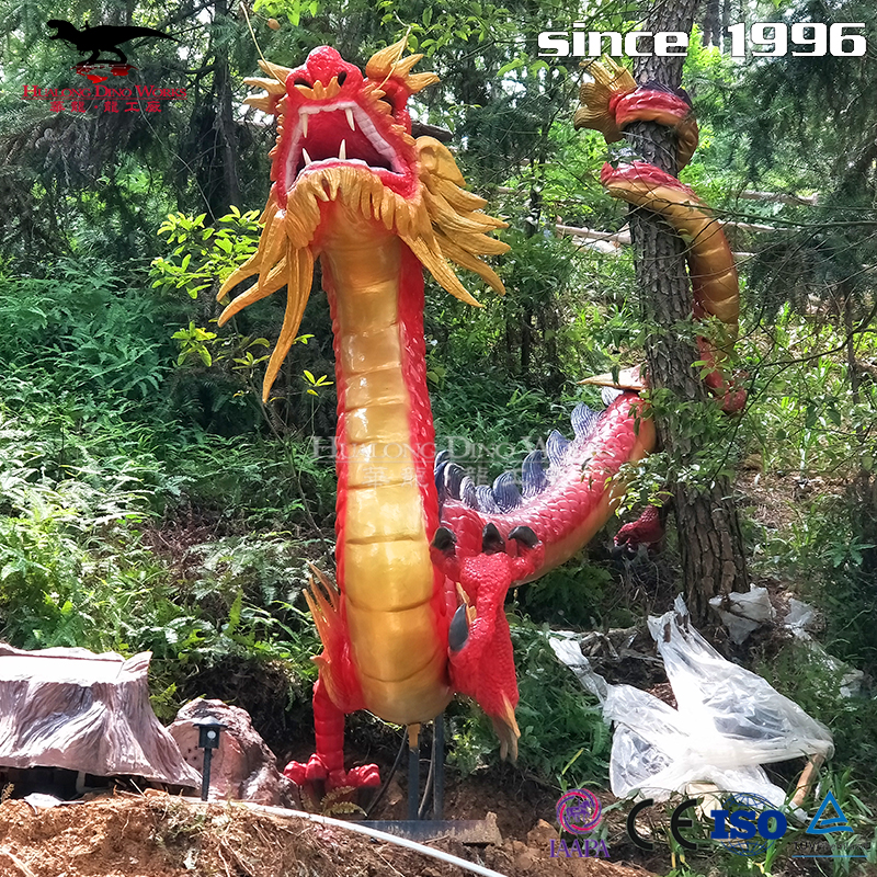 仿生仿真恐龙模型制作基地红外线感应启动纯手工雕刻制作