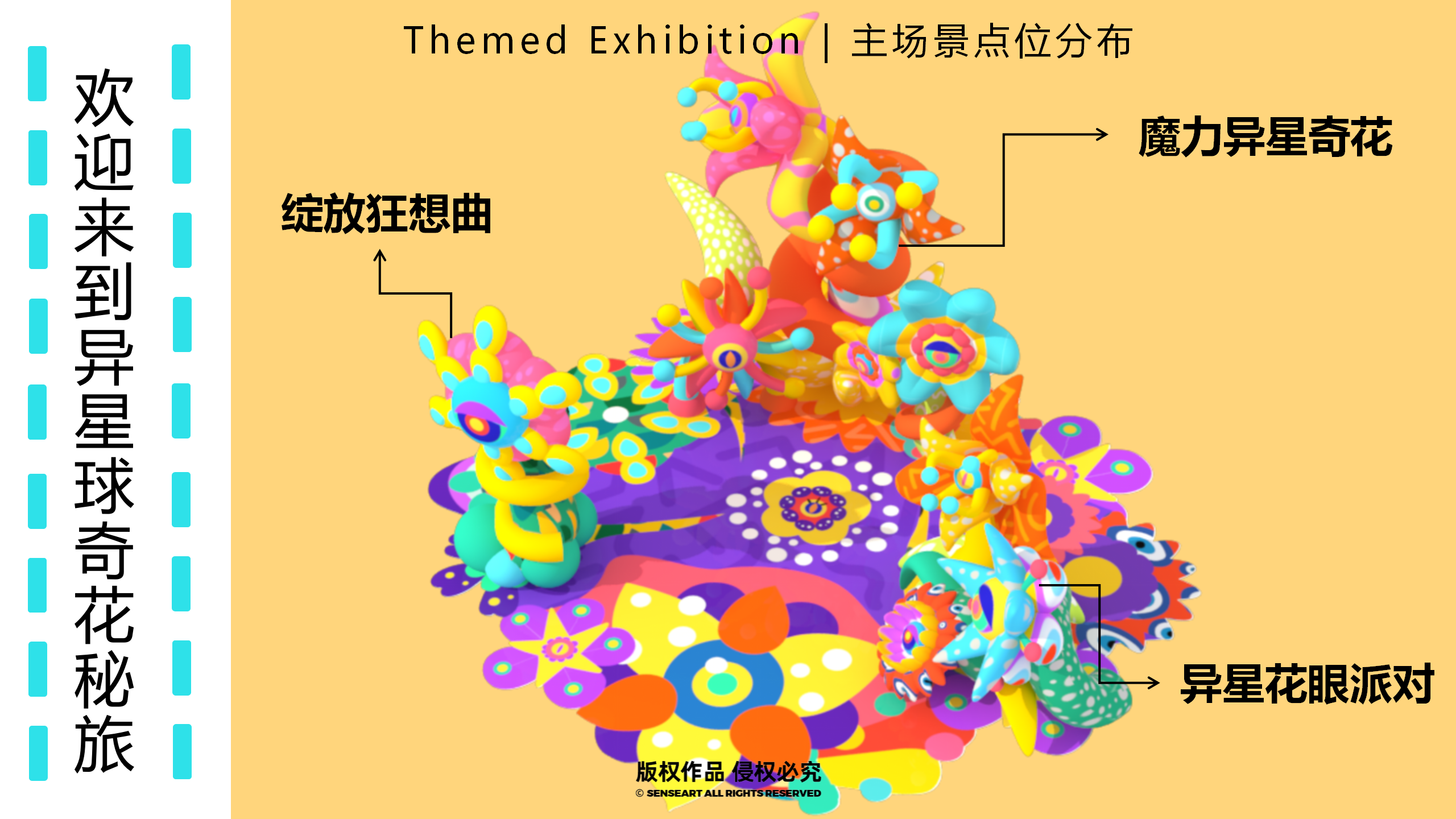 异星球奇花秘旅-火爆全网奇花星球IP气模装置展