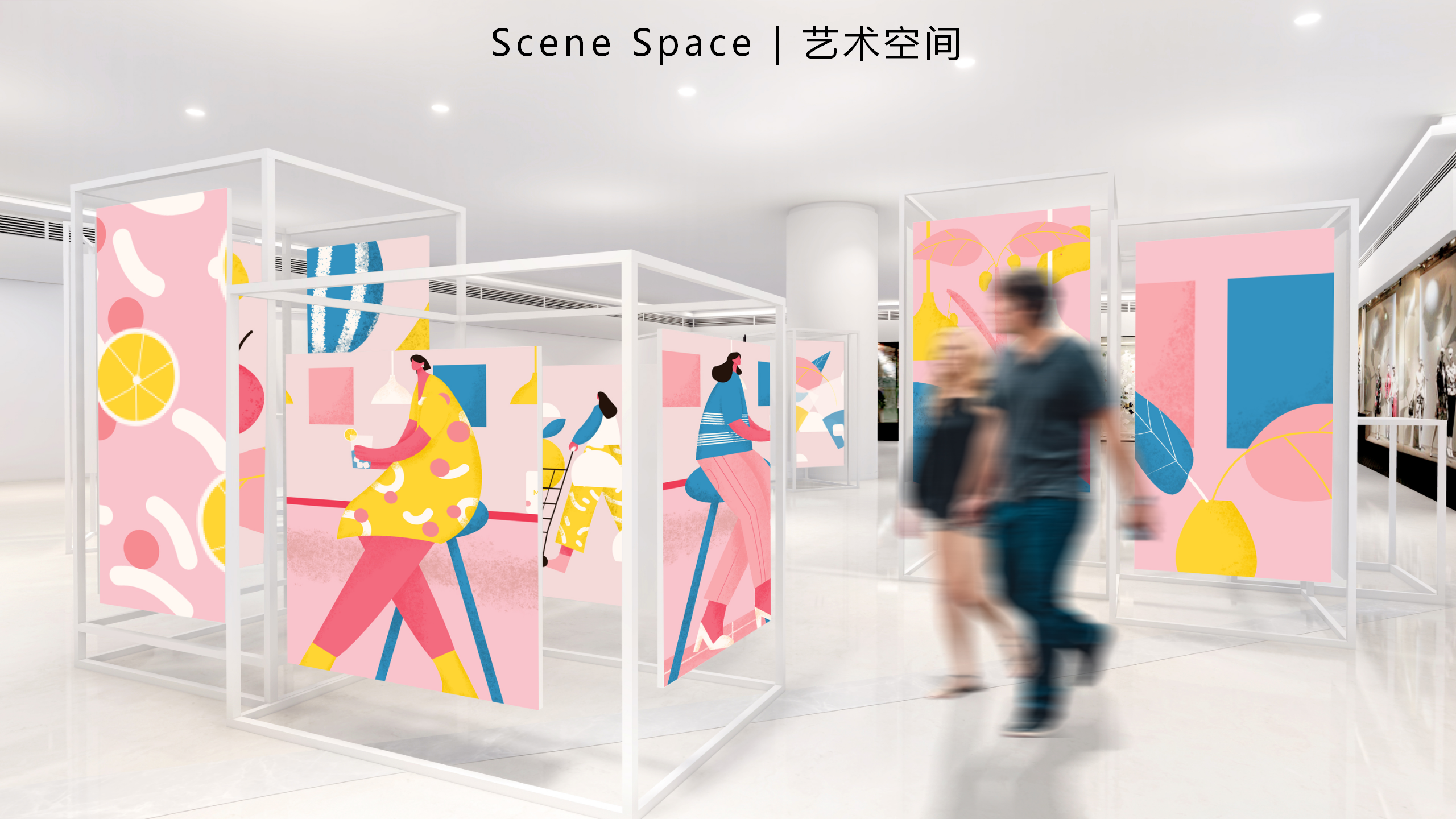 都市畅想图鉴-东南亚女性都市IP美陈装置展