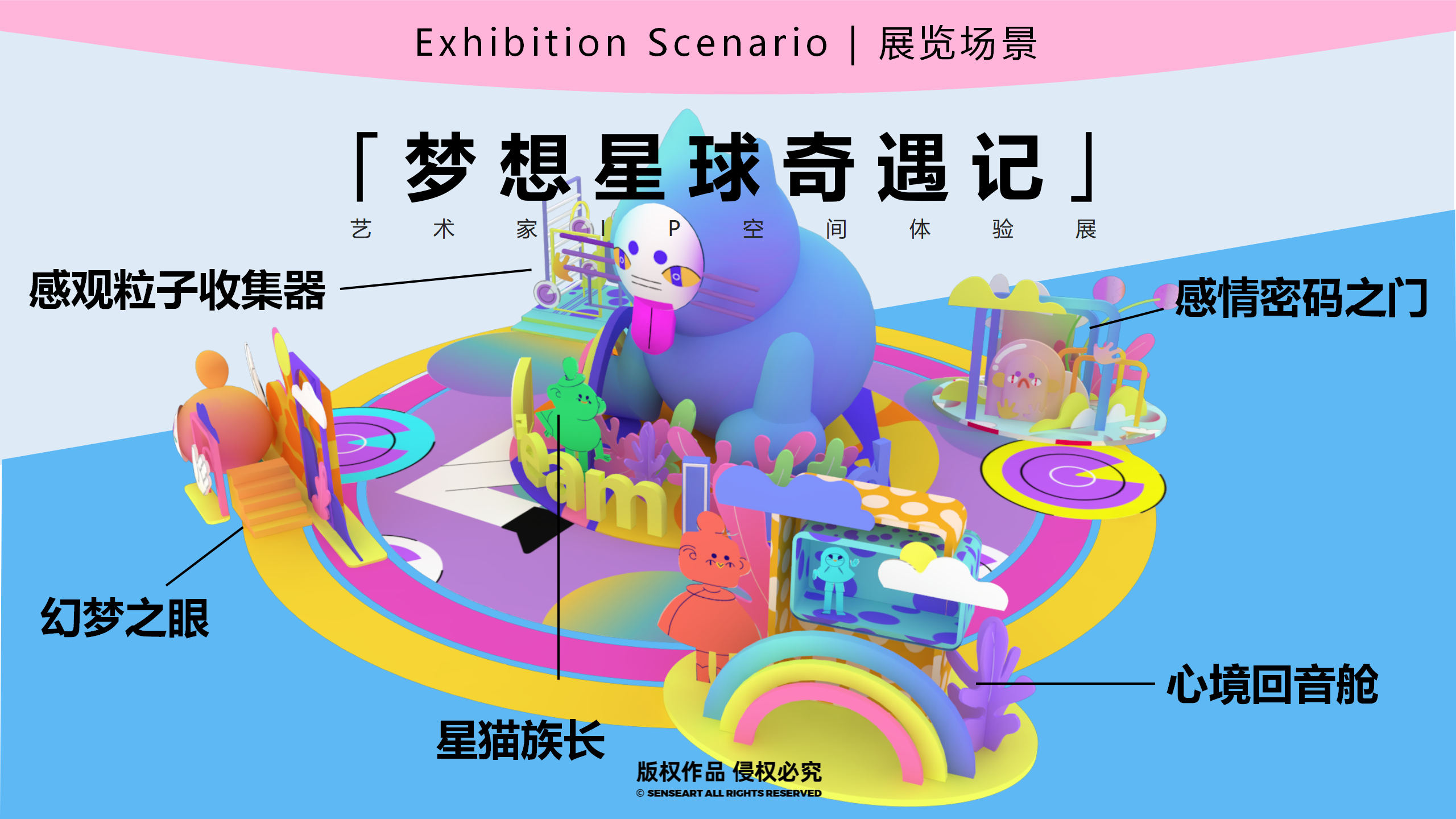 梦想星球奇遇记-南美星际航行奇遇IP美陈装置展