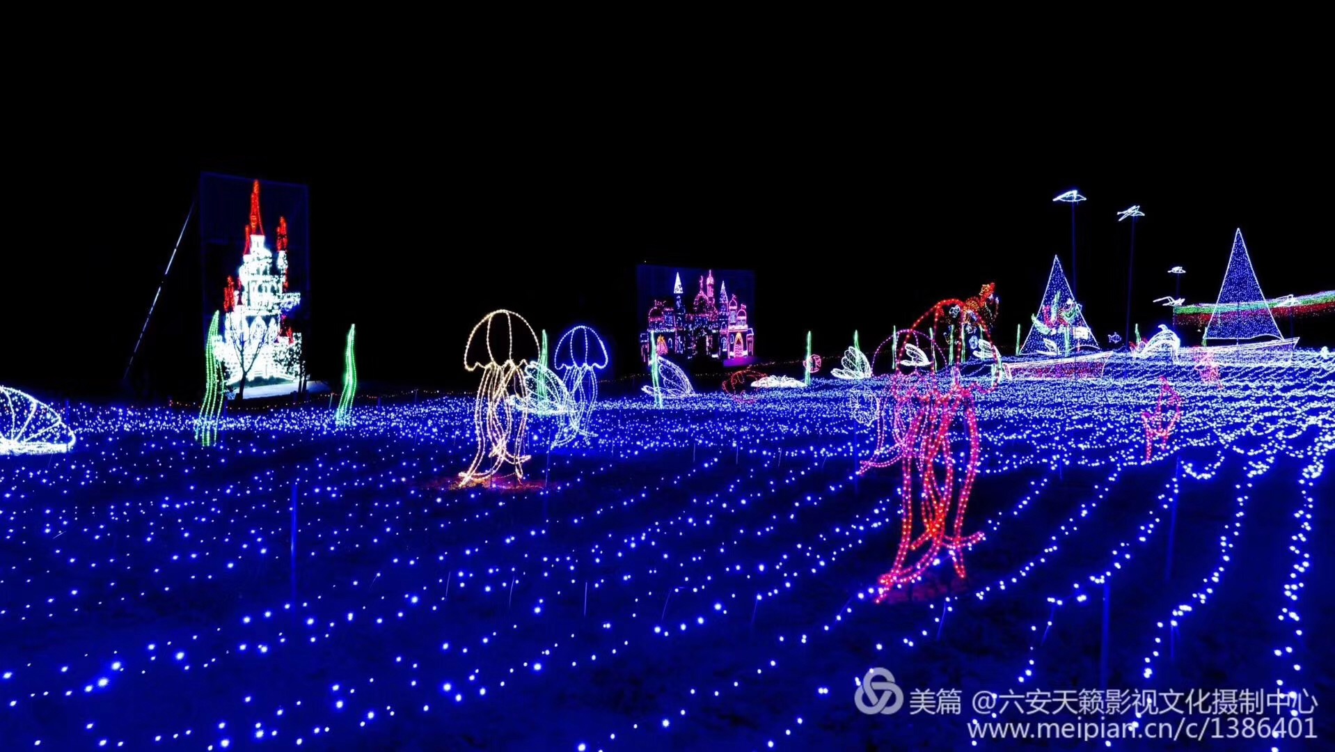 大型灯光节工程 灯光展造型租赁出售 花灯制作 工程亮化
