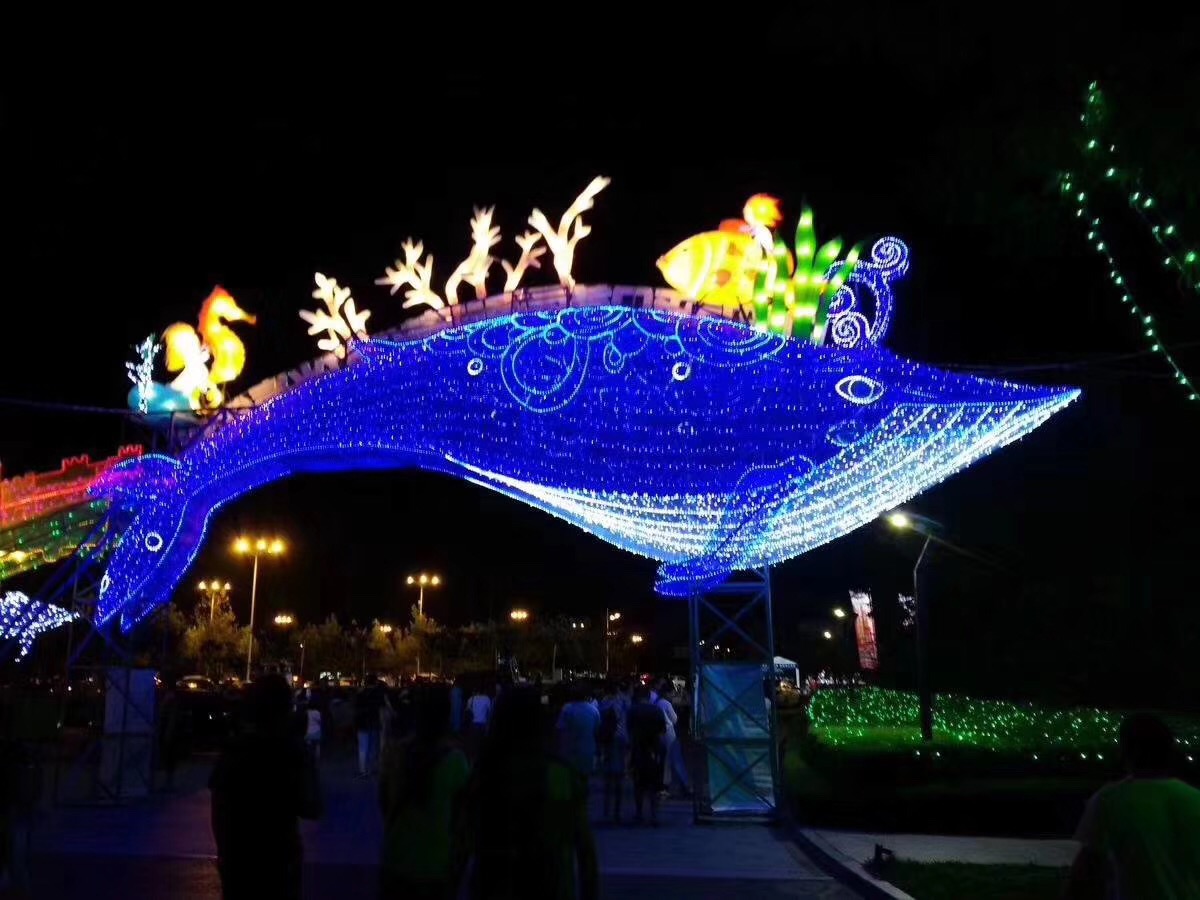 大型灯光节工程 灯光展造型租赁出售 花灯制作 工程亮化