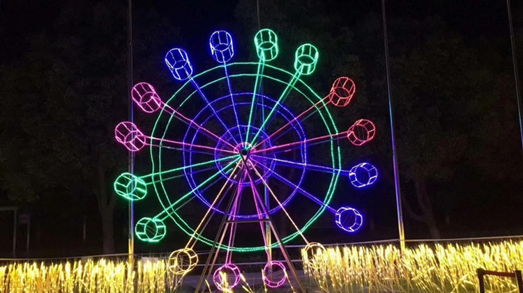 大型灯光节工程 灯光展造型租赁出售 花灯制作 工程亮化