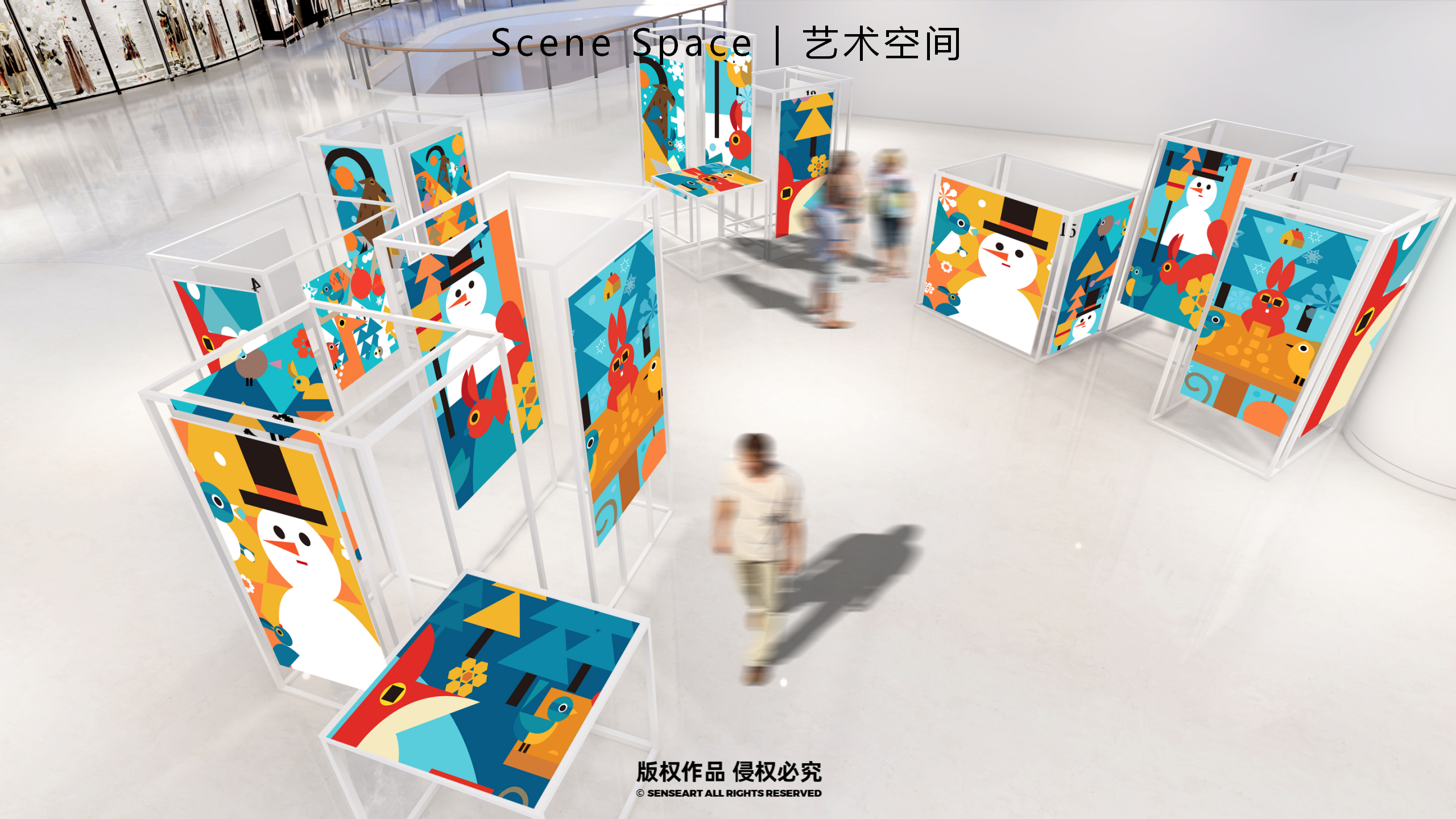 雪国森灵童话镇-2022冬季奇幻自然IP美陈装置展