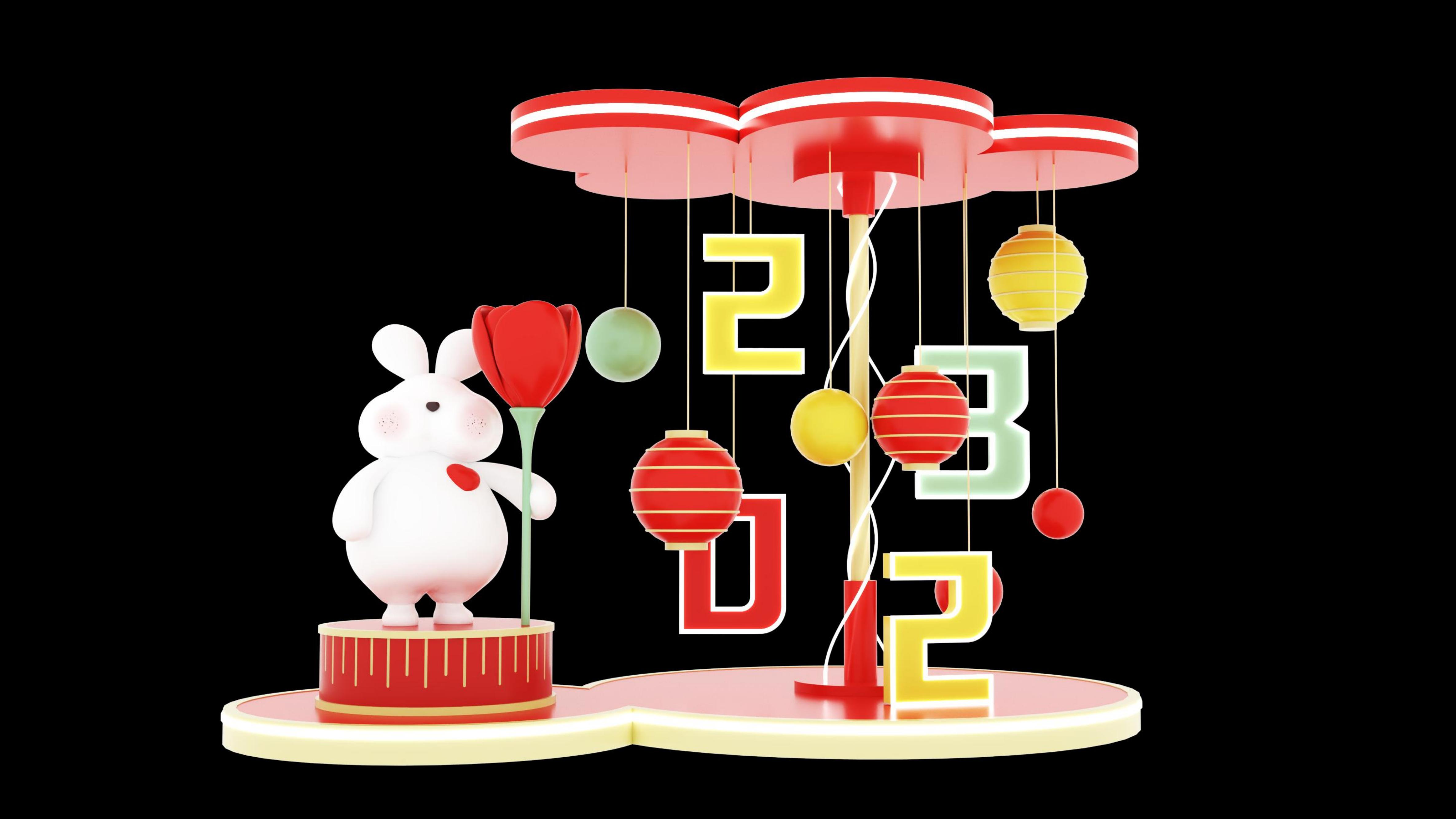 ME兔 - 2023兔年新年双旦美陈方案授权