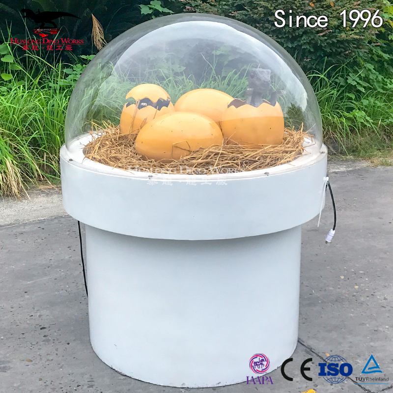 美陈展览展示实验室恐龙蛋远古化石模型科普研学