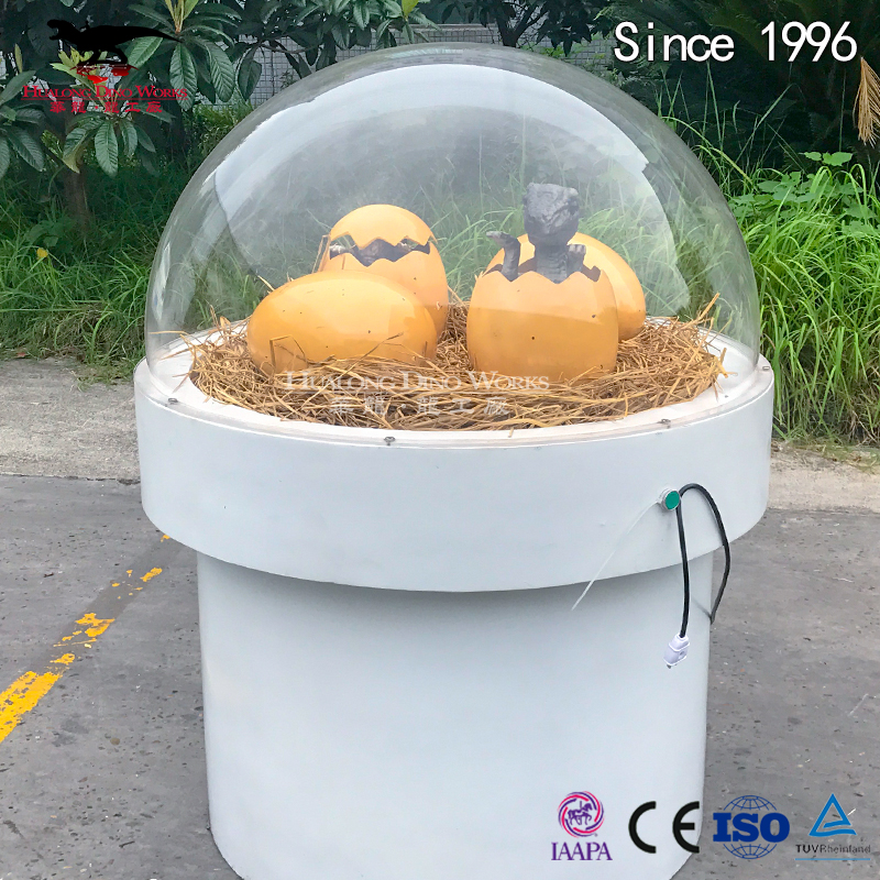 美陈展览展示实验室恐龙蛋远古化石模型科普研学