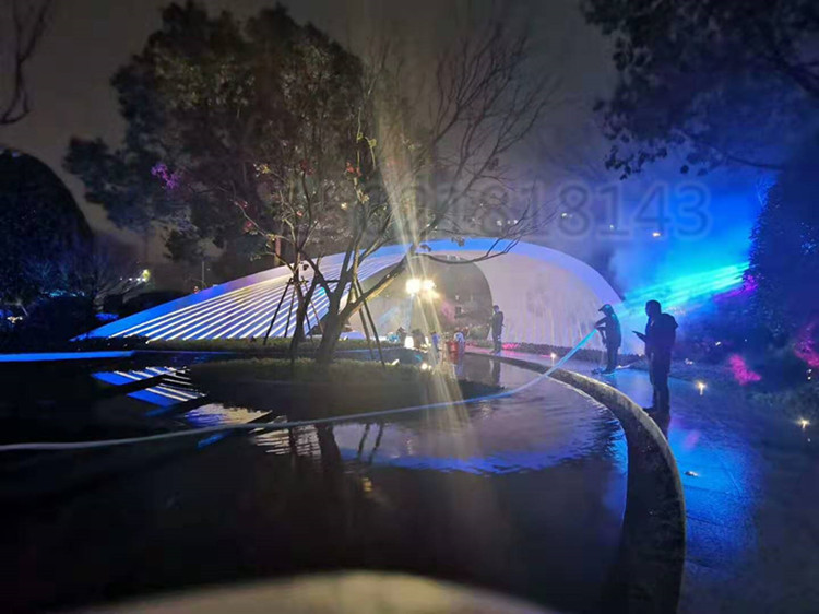 上海音乐节主题雕塑 楼空灯光雕塑定制