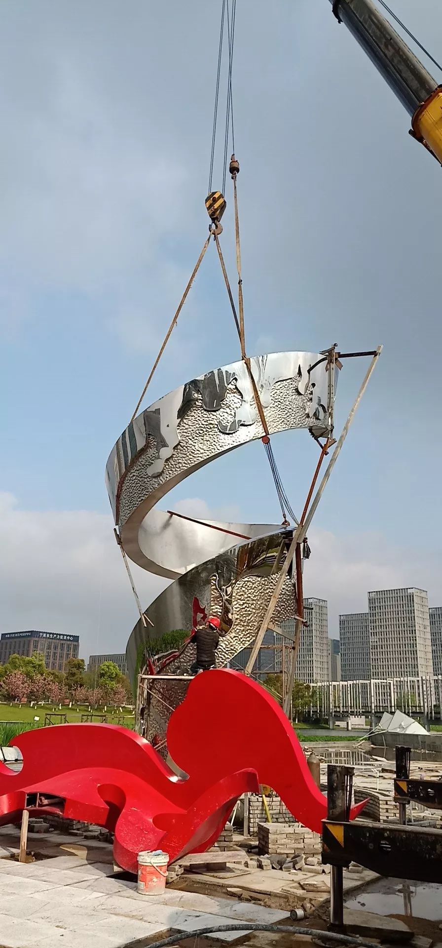 上海塑景雕塑 火炬雕塑 不锈钢雕塑定制