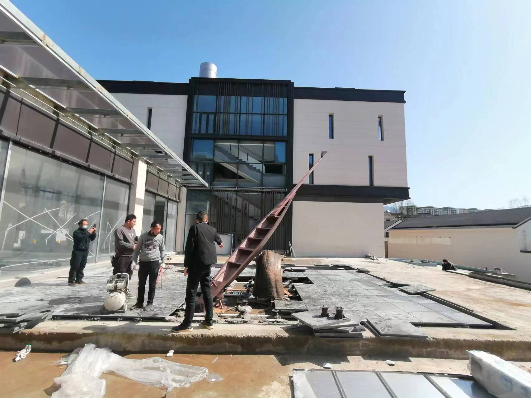 吉林建筑入口 不锈钢帆船雕塑 金属艺术加工