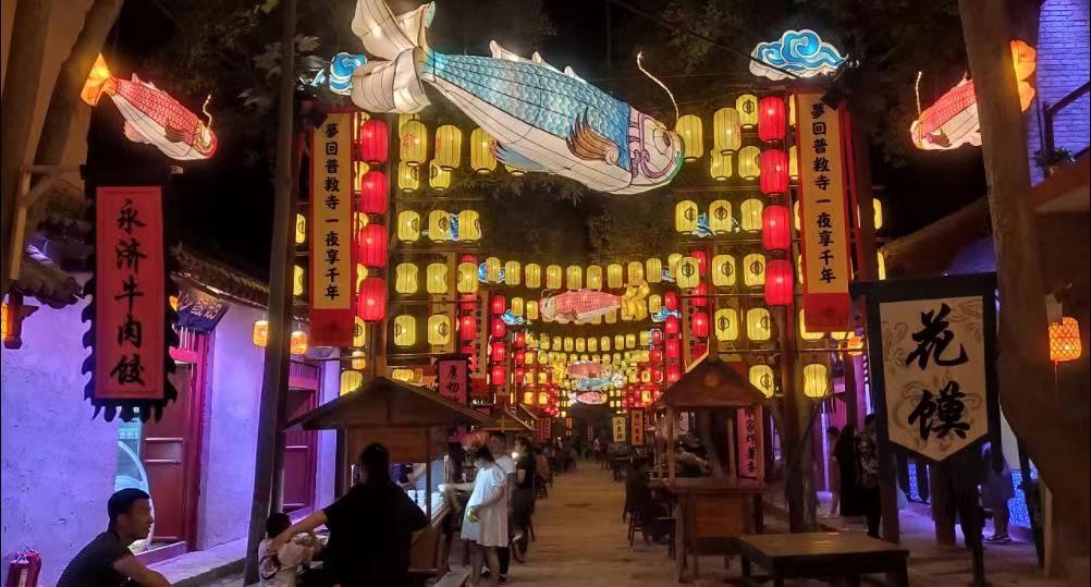 重庆十八梯主题灯光亮化彩灯元宵灯会