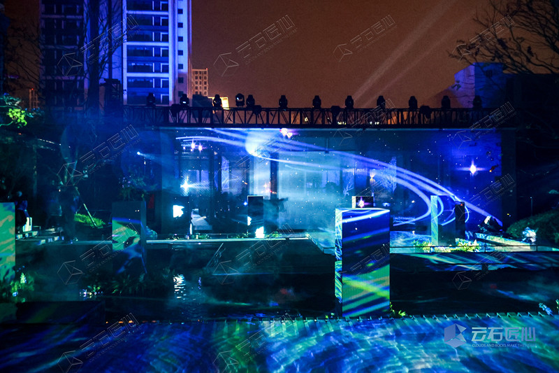 成都首个沉浸式景观Mapping光影大秀