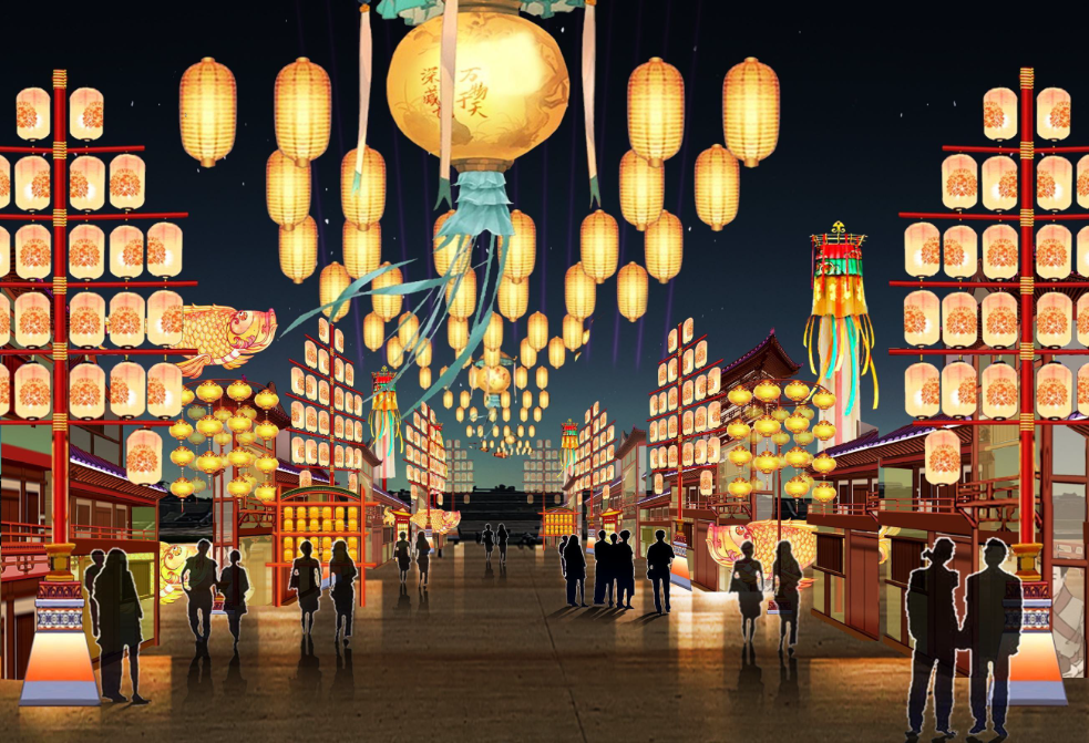 兔年现货花灯工厂 彩灯灯<font style="color: #FF8F00 !important;">组</font>定制设计生产安装