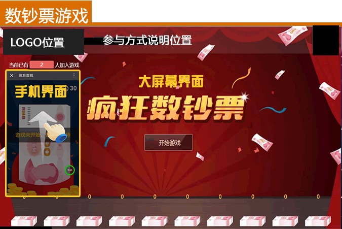 庆典会议活动互动游戏抽奖弹幕上墙红包雨互动