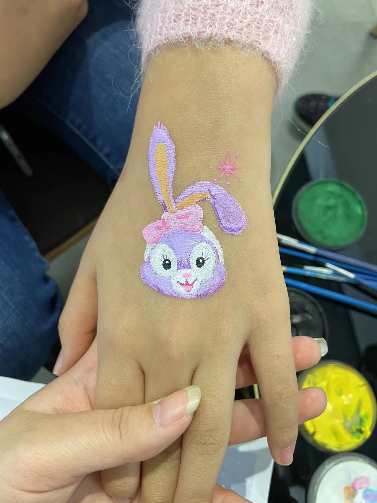 手绘彩绘i老师