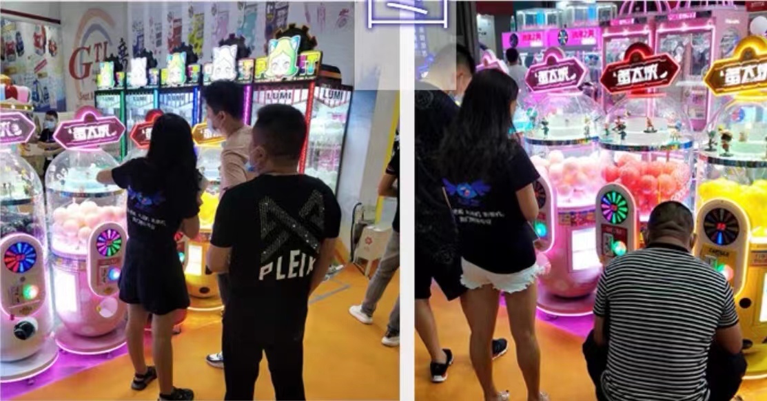 胶囊扭蛋机 投币电玩 抽奖 互动