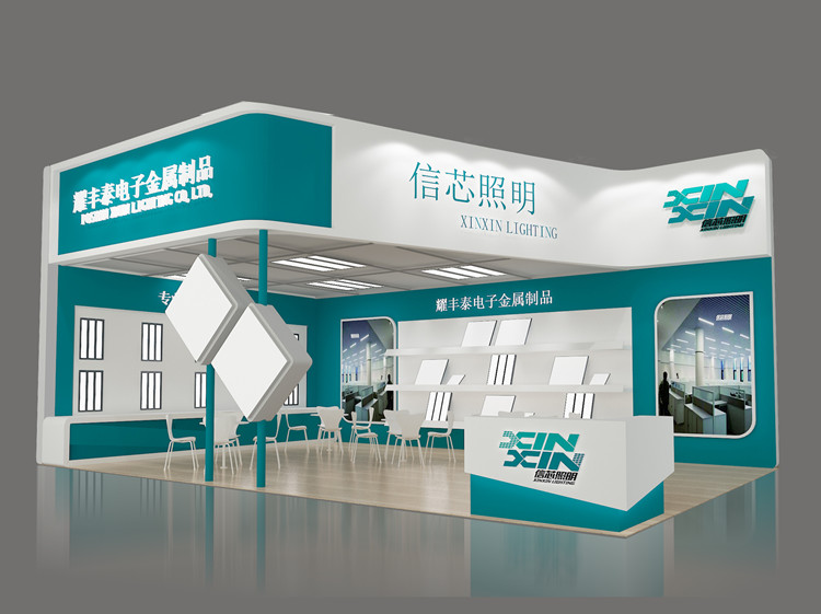 广州展会设计搭建5000平方独立工厂