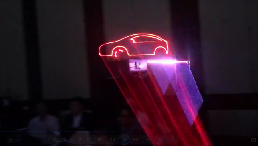 无影定制（汽车）激光动画启动仪式