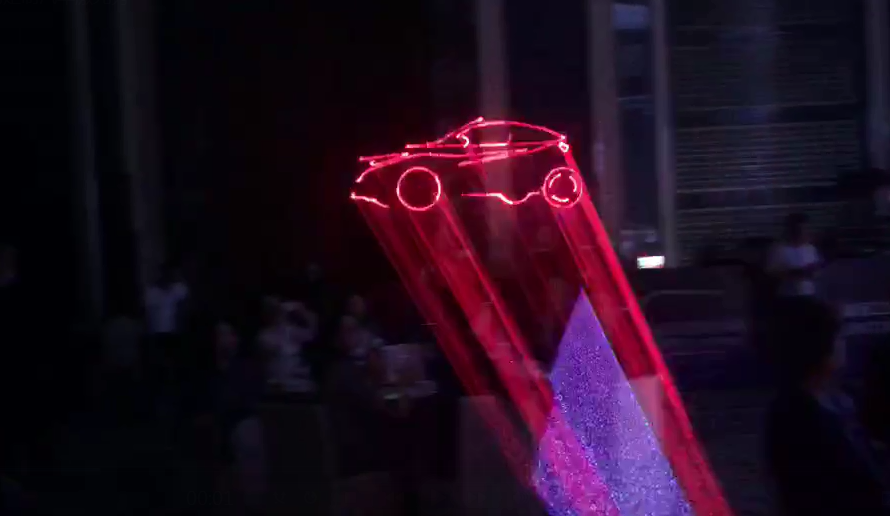 无影定制（汽车）激光动画启动仪式