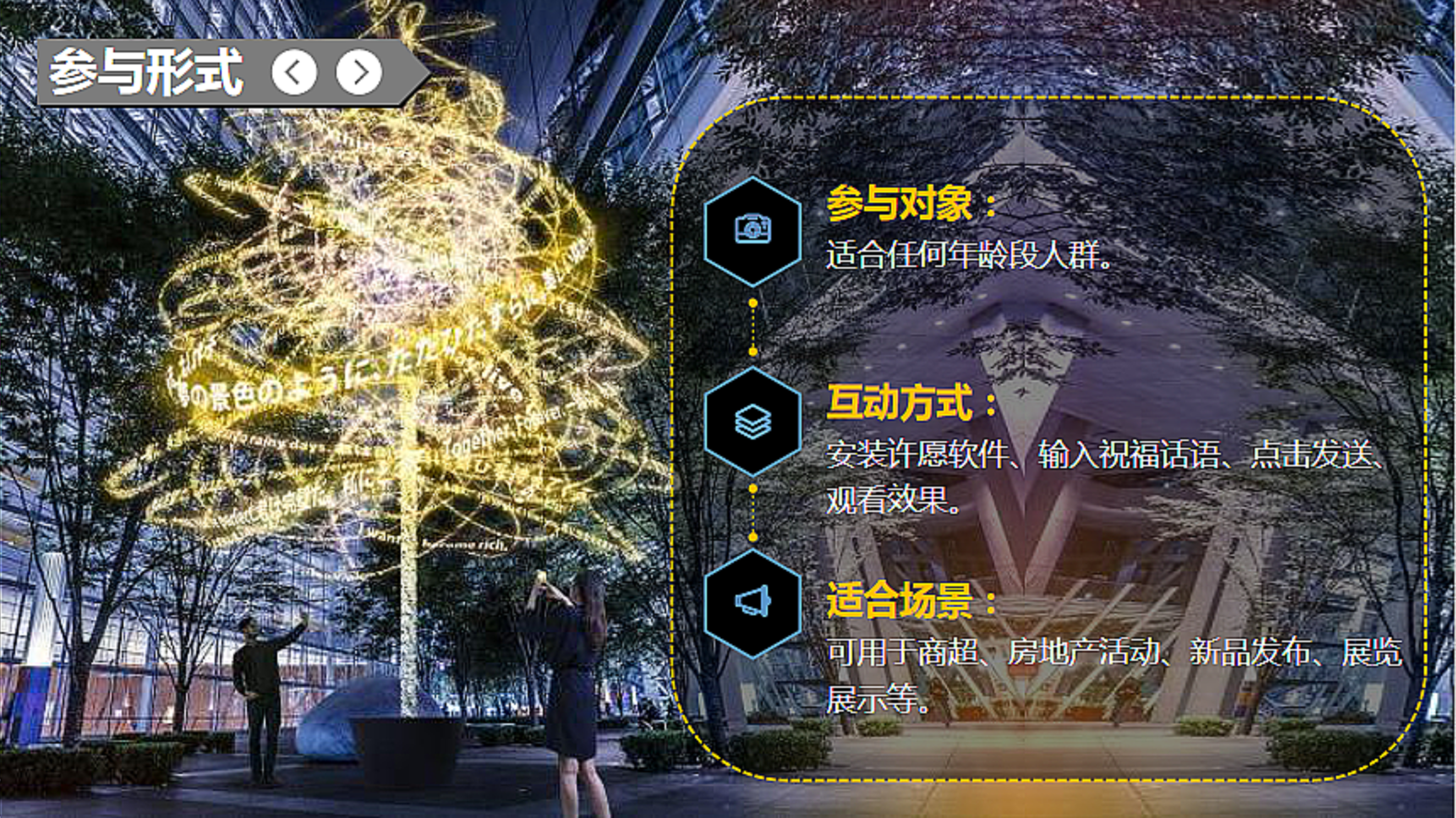 AR许愿树互动装置/创意活动道具