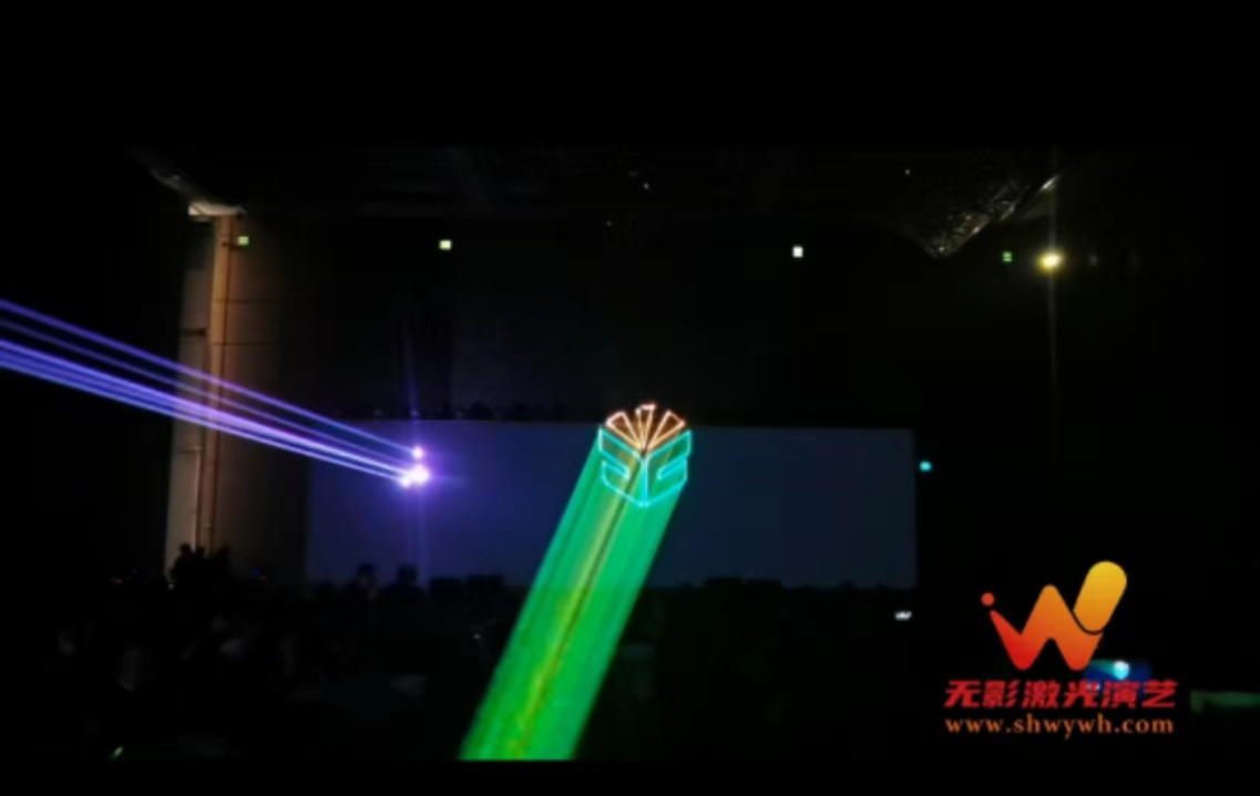 台州站--激光大屏互动定制logo（激光开场）