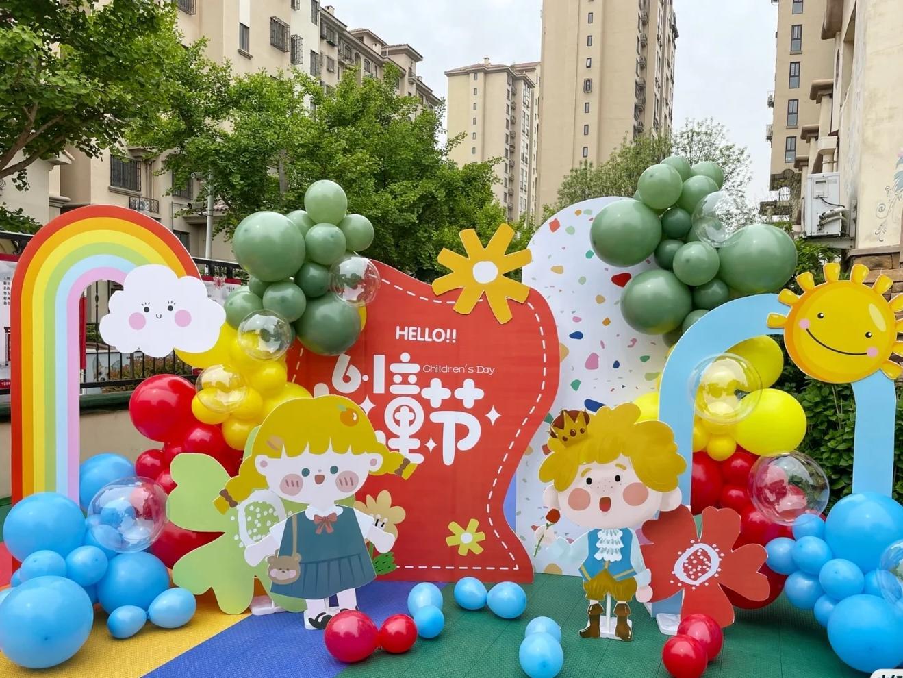 济南山东气球装饰拱门小丑花艺