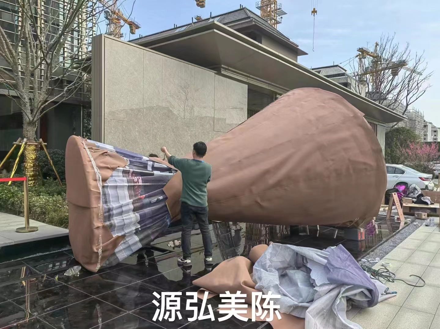 巨型美陈花束