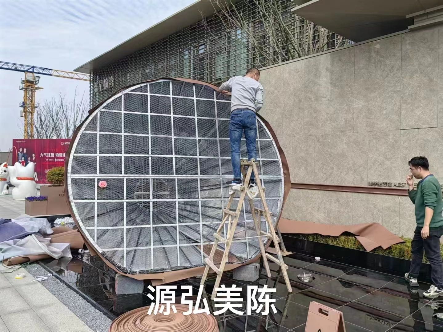 巨型美陈花束
