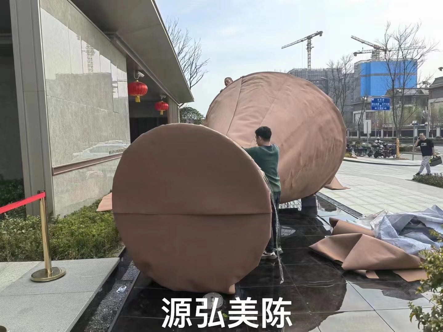 巨型美陈花束