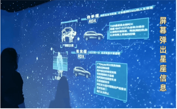 车展互动装置<font style="color: #FF8F00 !important;">沉浸式</font>空间星座投影