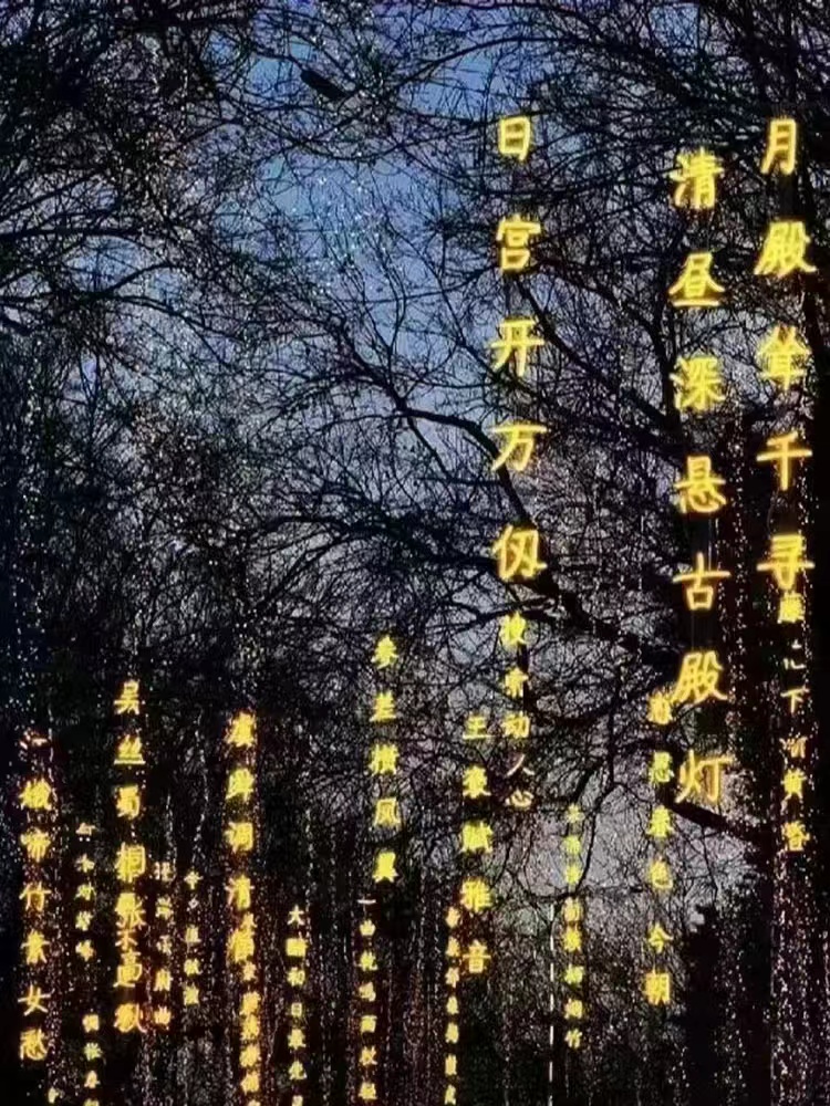 网红灯条 古诗歌赋均可定制
