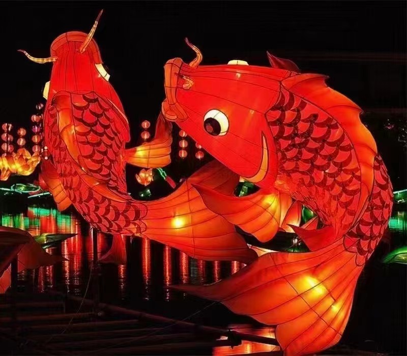 大型花灯定制 山海经、国潮花灯 灯会