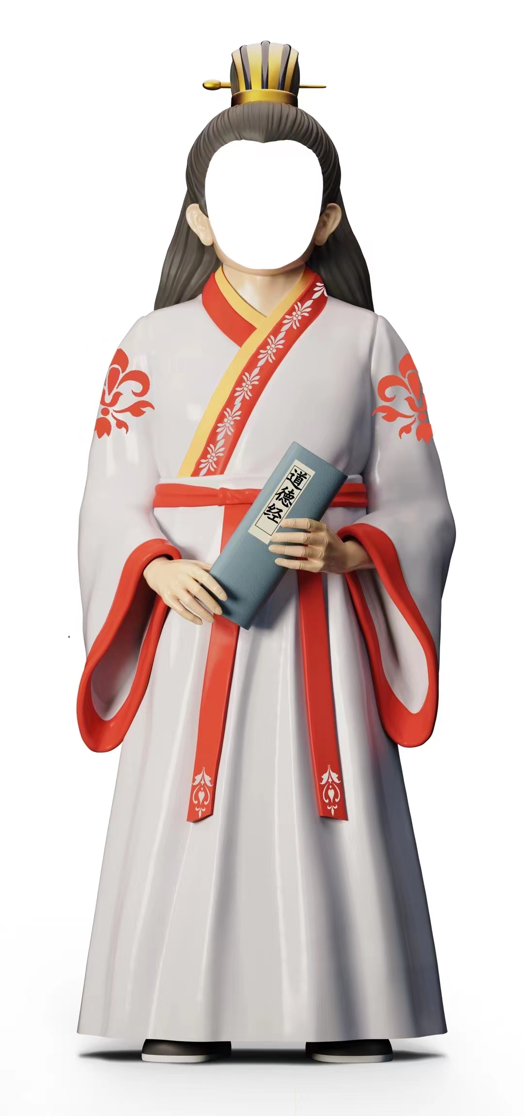 国风拍照雕塑