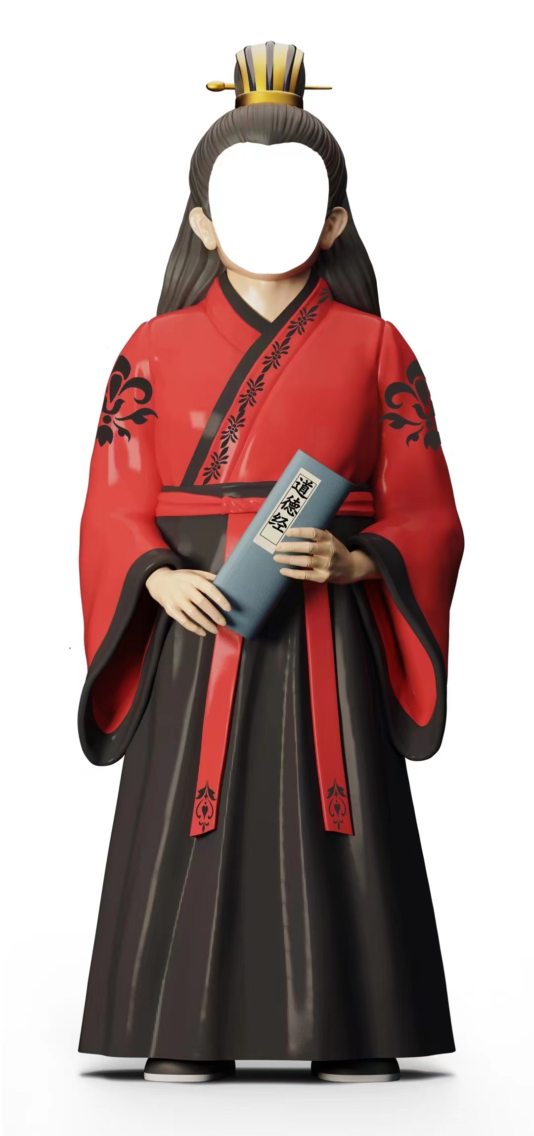 国风拍照雕塑