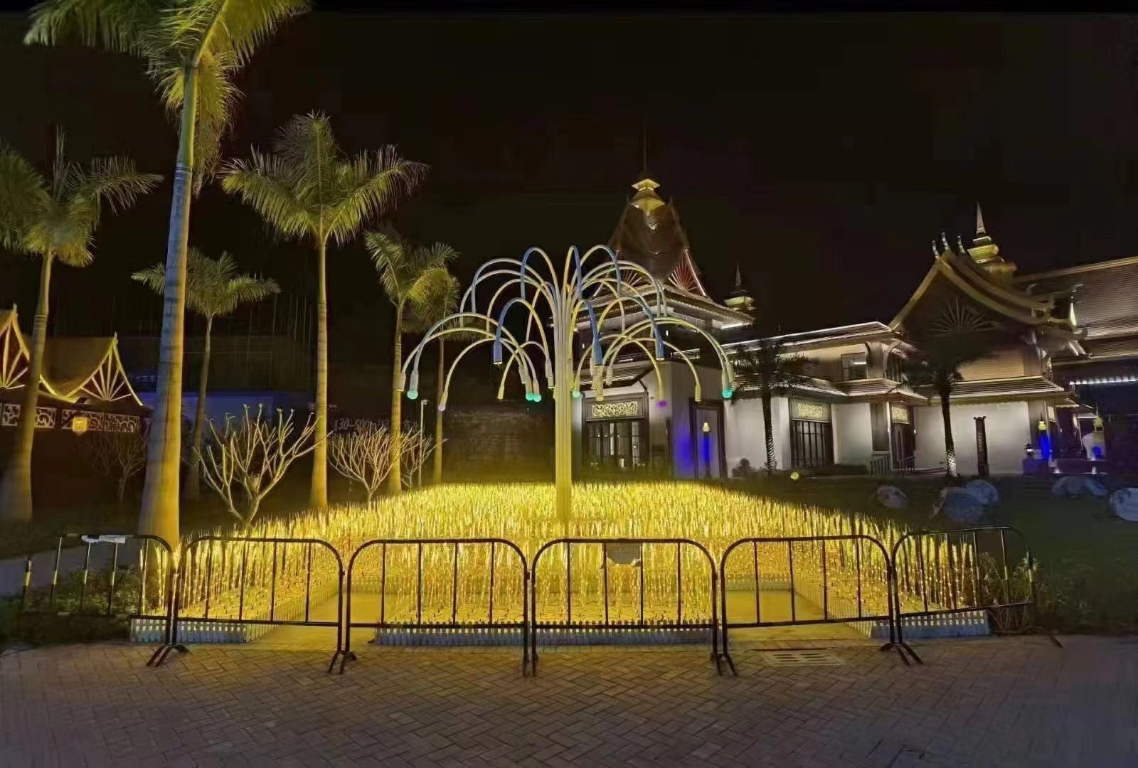 美陈艺术装置烟泡树烟雾泡泡树批量生产工厂直销