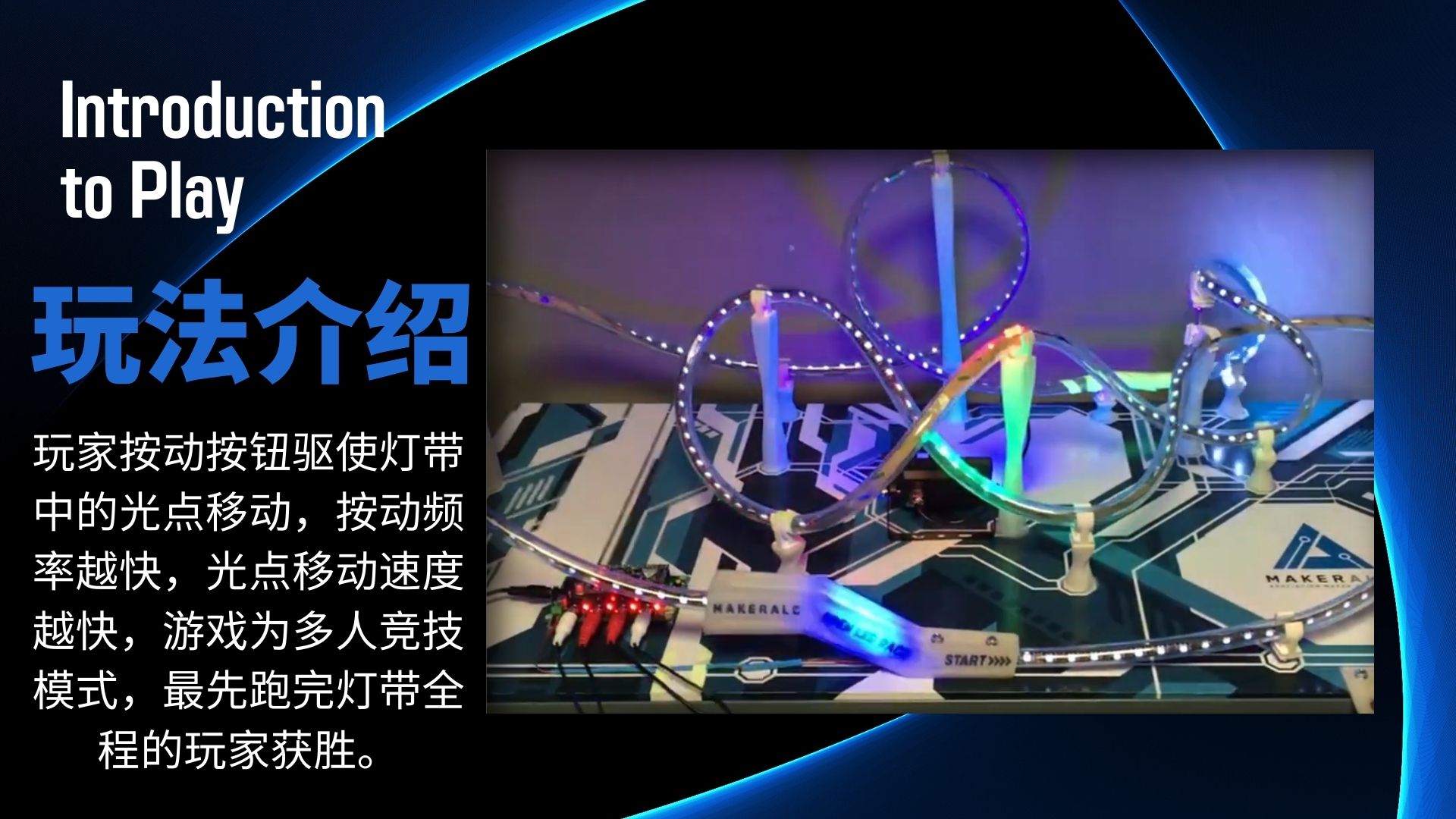 灯带竞速互动装置竞速游戏适用于展会车展商业活动劳动节节庆活动