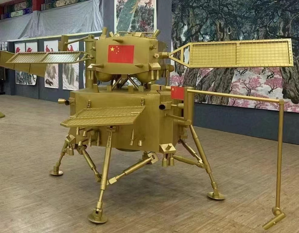 航空航天展模型火星车空间站天宫一号铁艺模型出租赁出售