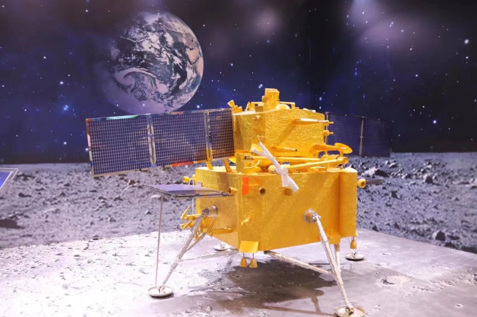 航空航天展模型火星车空间站天宫一号铁艺模型出租赁出售