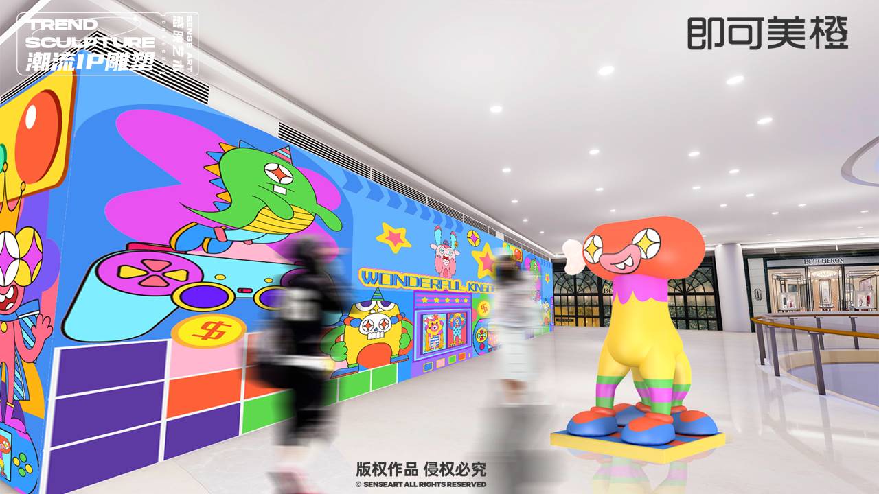 【奥利给奇国精灵】潮流IP雕塑
