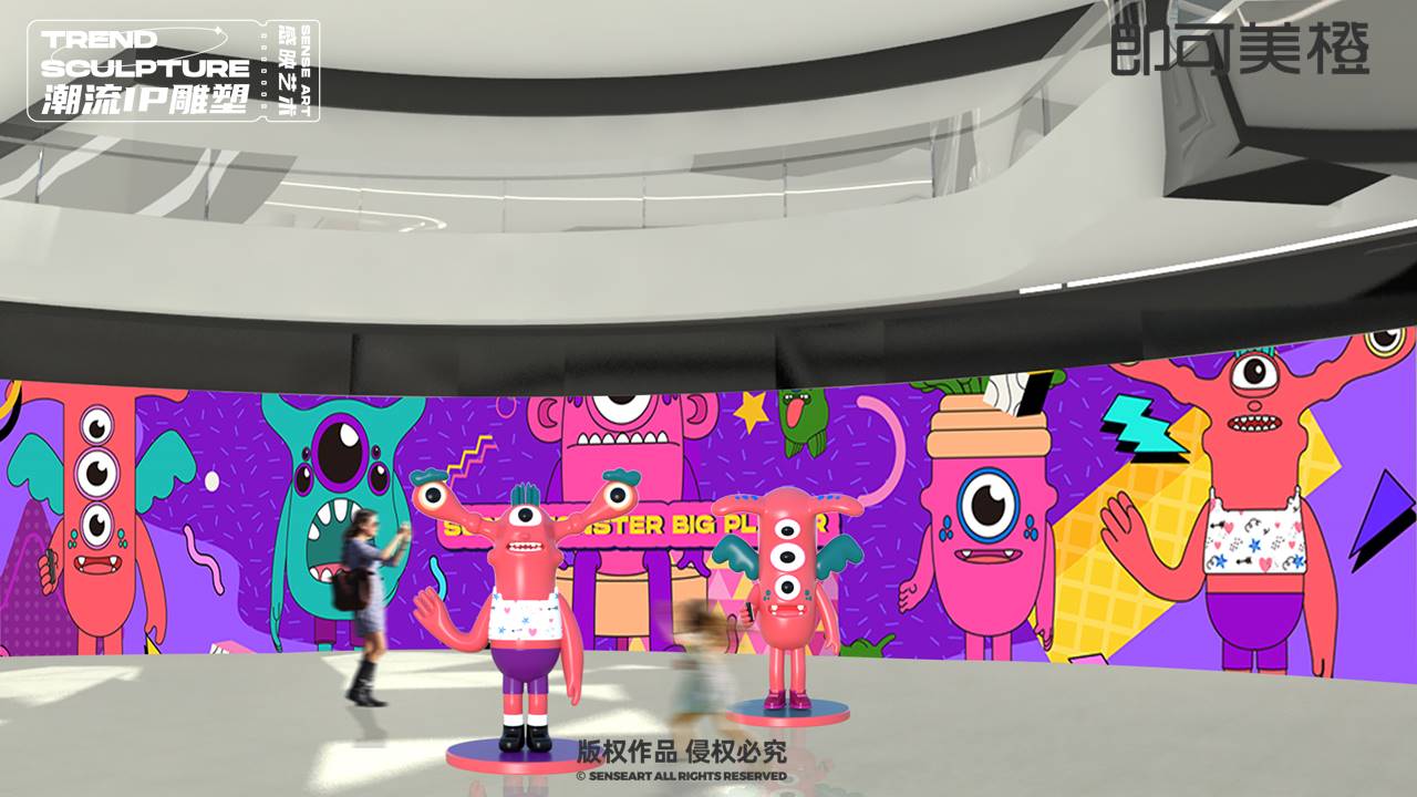 【超能怪兽大玩家】潮流IP雕塑