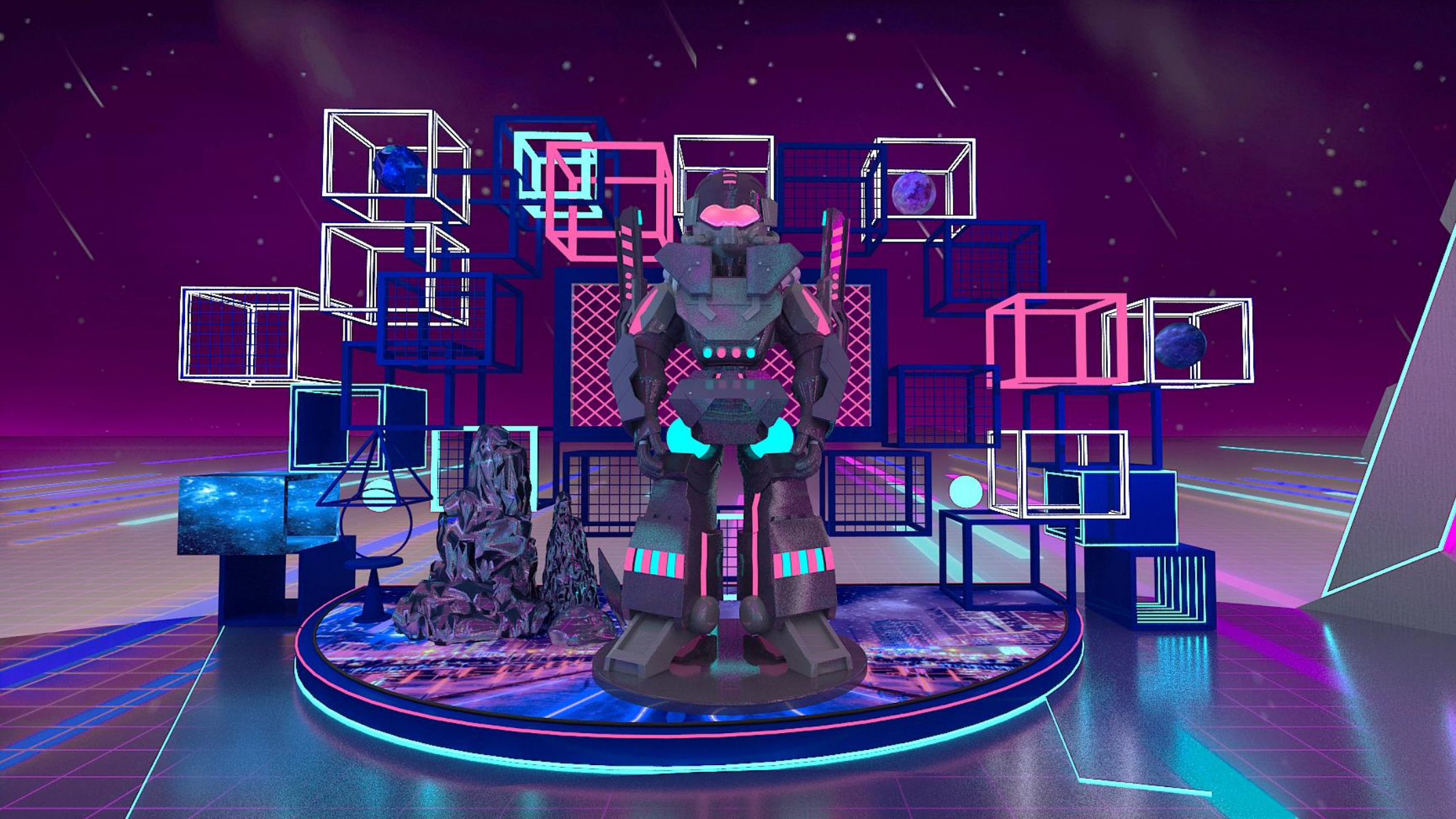 极造势 创世纪—赛博朋克主题美陈展