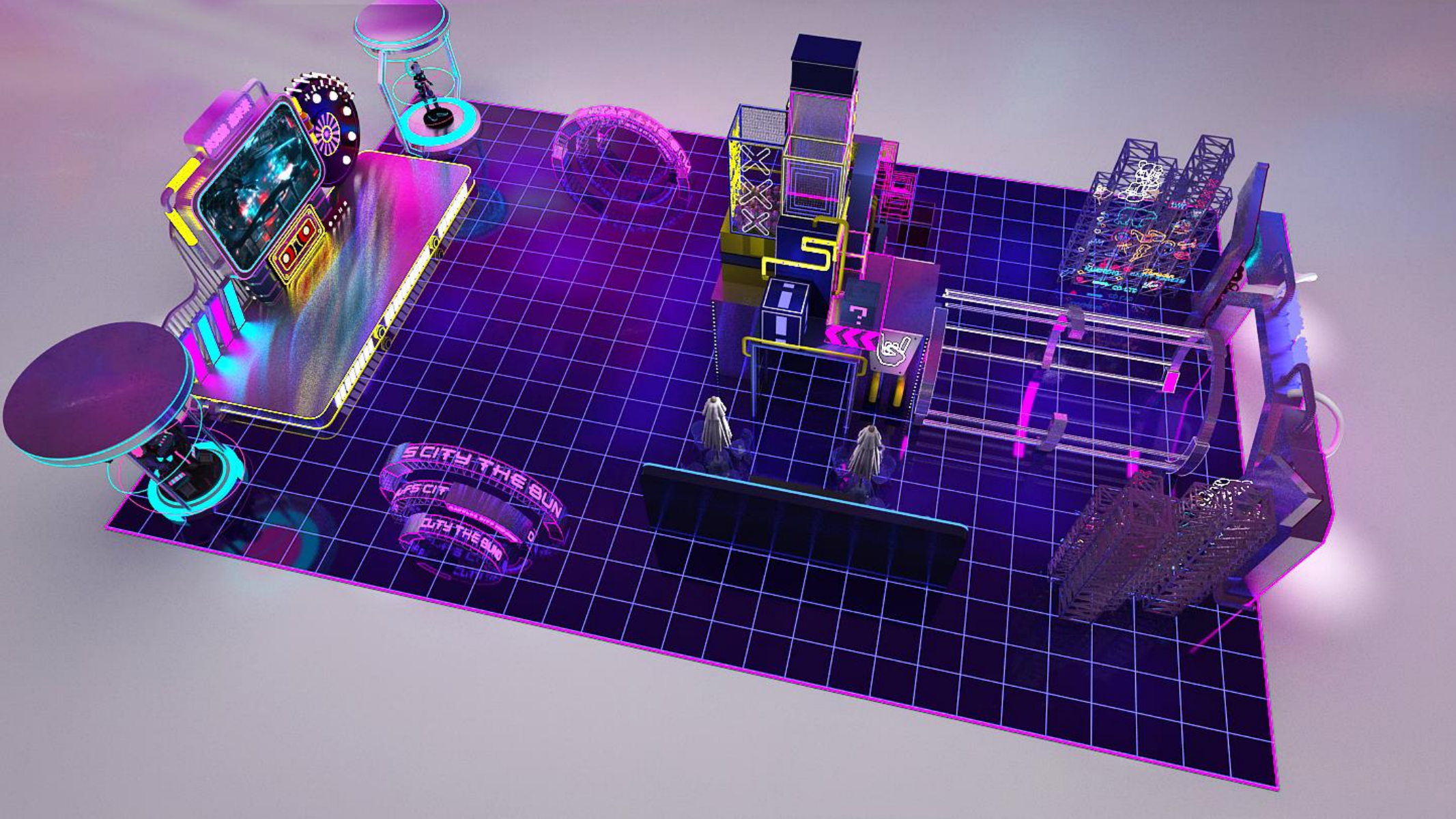 极造势 创世纪—赛博朋克主题美陈展