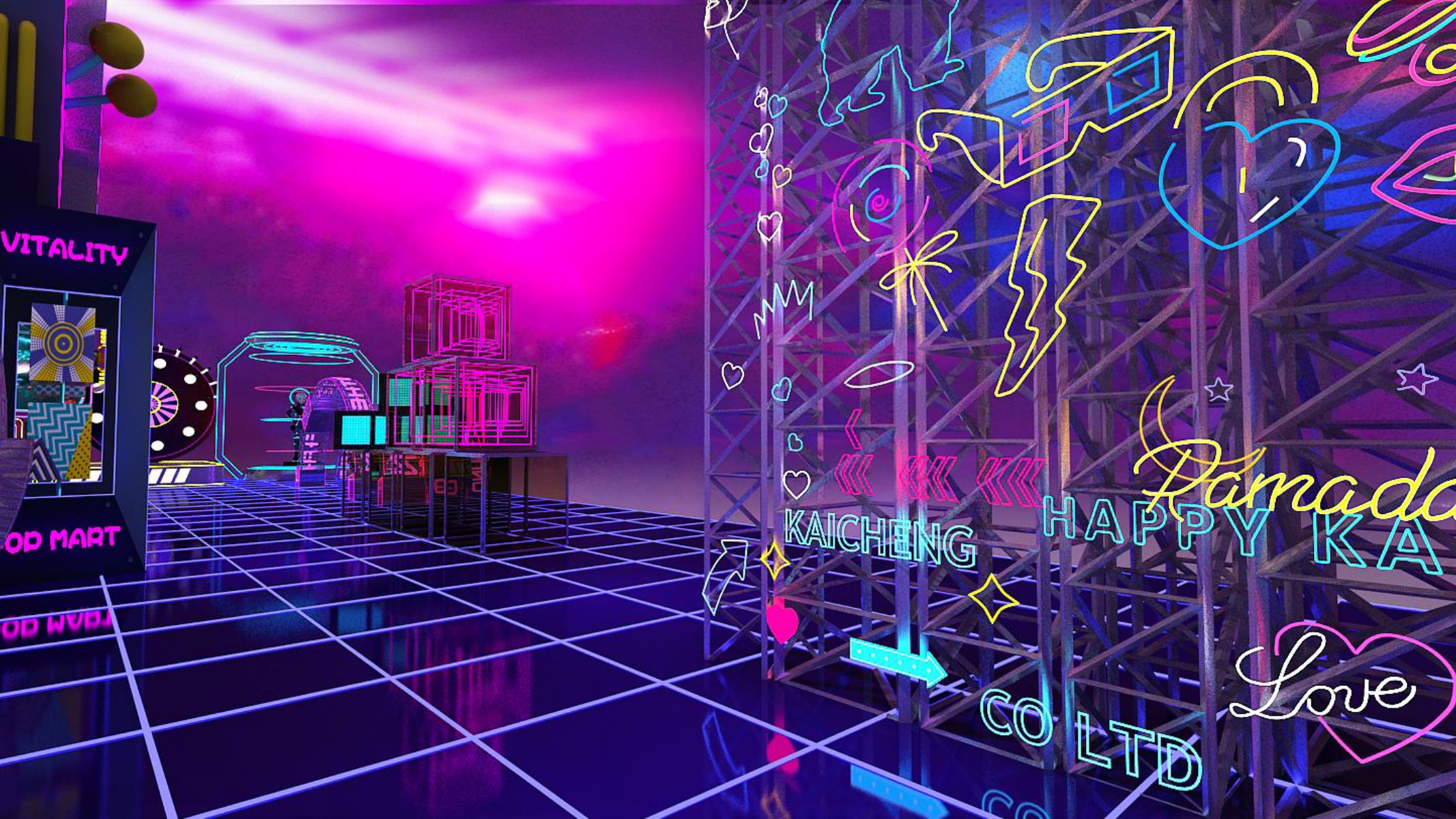极造势 创世纪—赛博朋克主题美陈展